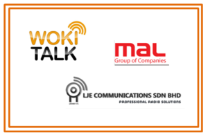 Maltel, LJE, WOKI Talk Logo